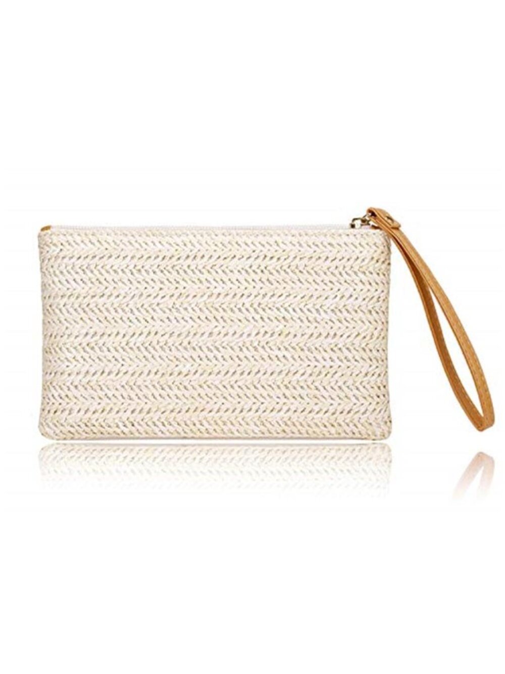 Womens Straw Crossbody Bag Woven Summer Beach Purse Rattan Handbag Clutch